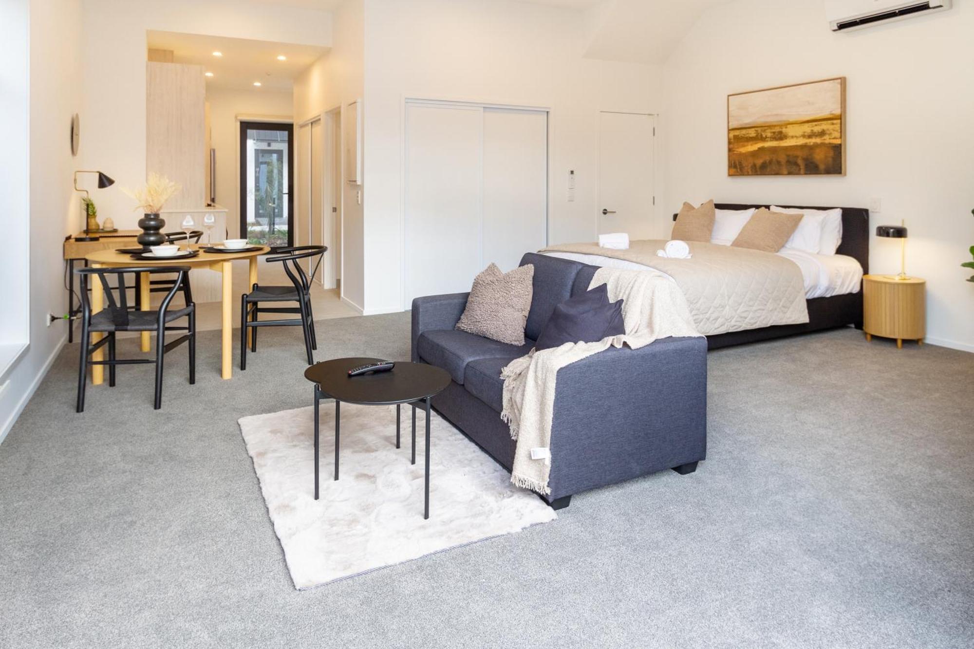 Single Level Studio, Cbd Escape: King Bed Christchurch Dış mekan fotoğraf
